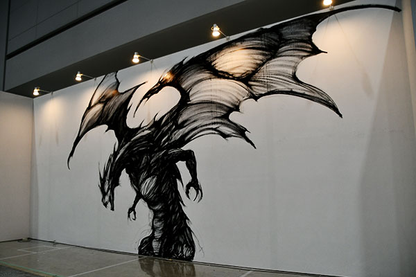 巨大ライブペイント