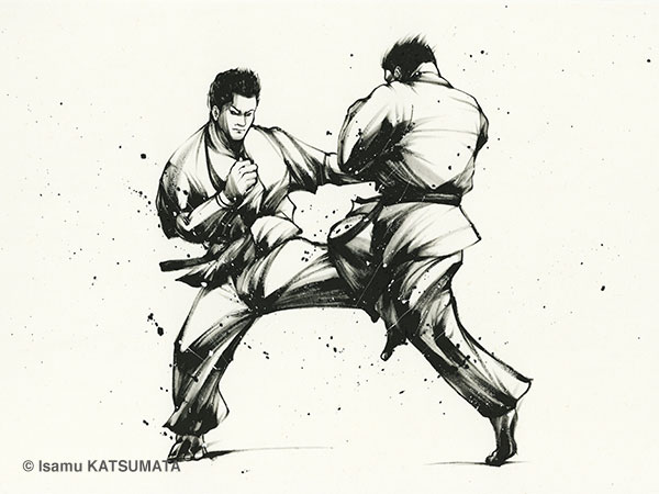 格闘画 空手